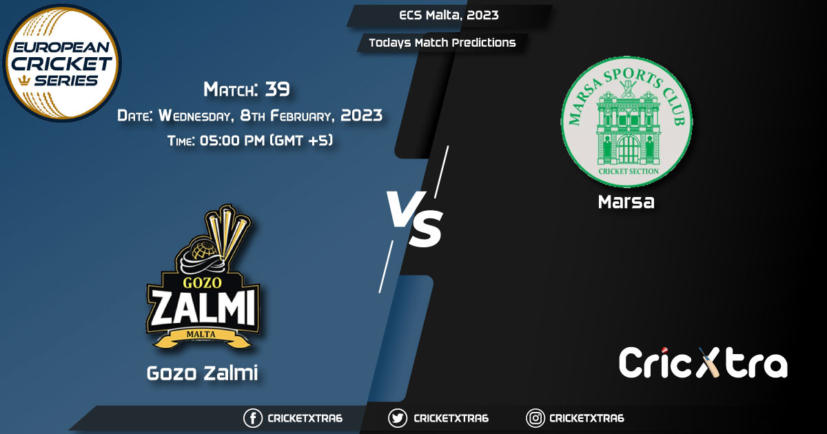 ECS Malta, 2023, GZZ vs MAR 39th Match Prediction, Fantasy Cricket Tips, Pitch Report and Injury Update