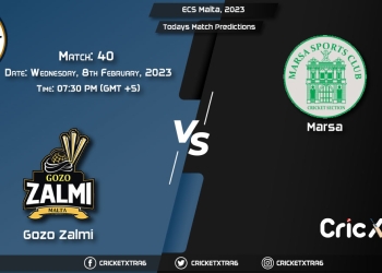 ECS Malta, 2023, GZZ vs MAR 40th Match Prediction, Fantasy Cricket Tips, Pitch Report and Injury Update