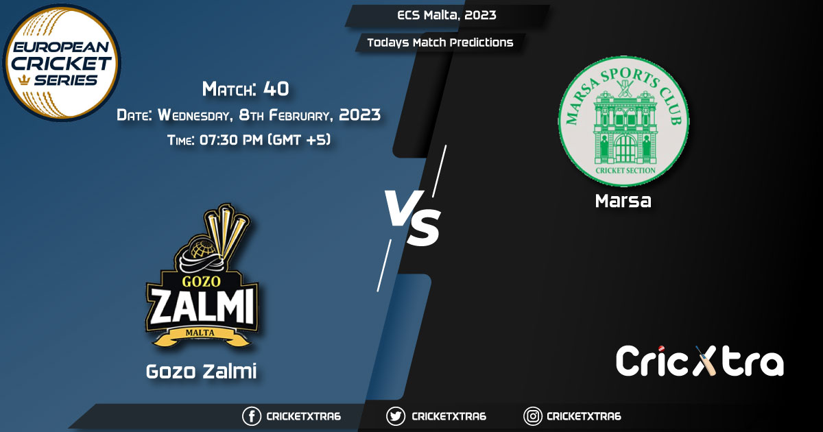 ECS Malta, 2023, GZZ vs MAR 40th Match Prediction, Fantasy Cricket Tips, Pitch Report and Injury Update