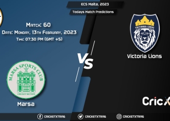 ECS Malta, 2023, MAR VS VLS 60th Match Prediction, Fantasy Cricket Tips, Pitch Report and Injury Update