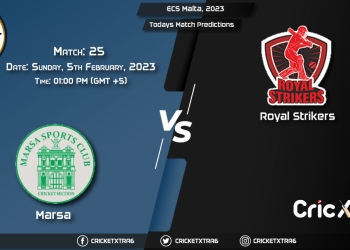 ECS Malta, 2023, MAR vs RST 25th Match Prediction, Fantasy Cricket Tips, Pitch Report and Injury Update