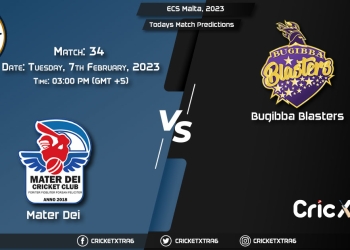 ECS Malta, 2023, MTD VS BBL 34th Match Prediction, Fantasy Cricket Tips, Pitch Report and Injury Update