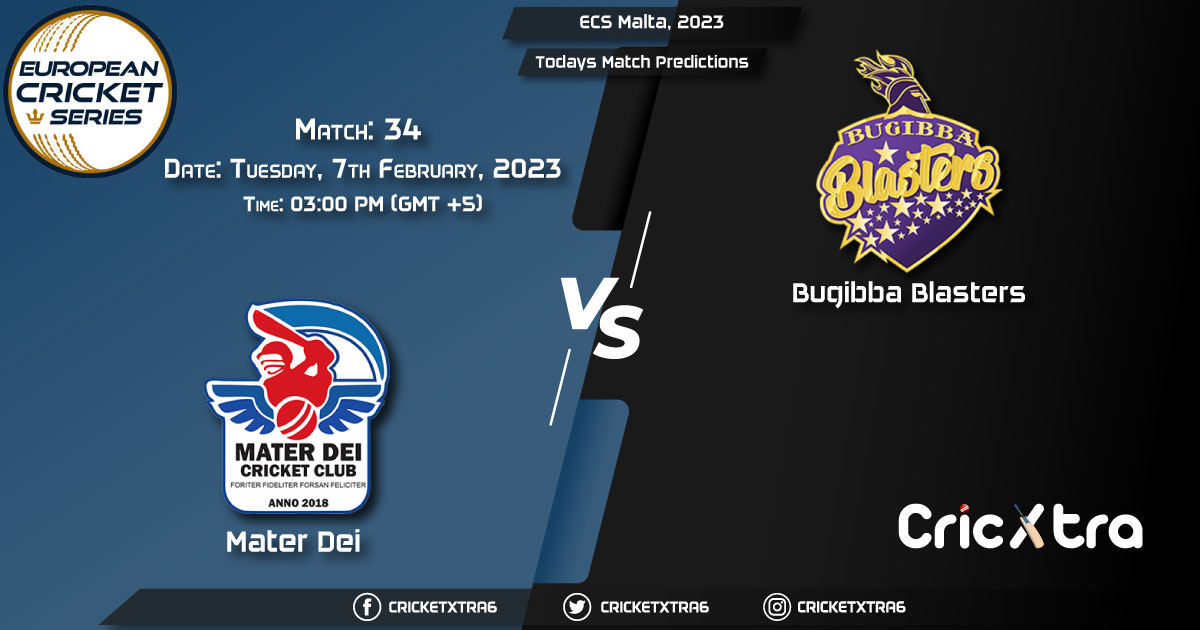 ECS Malta, 2023, MTD VS BBL 34th Match Prediction, Fantasy Cricket Tips, Pitch Report and Injury Update