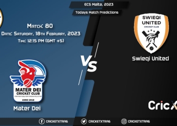 ECS Malta, 2023, MTD vs SWU 80th Match Prediction, Fantasy Cricket Tips, Pitch Report and Injury Update