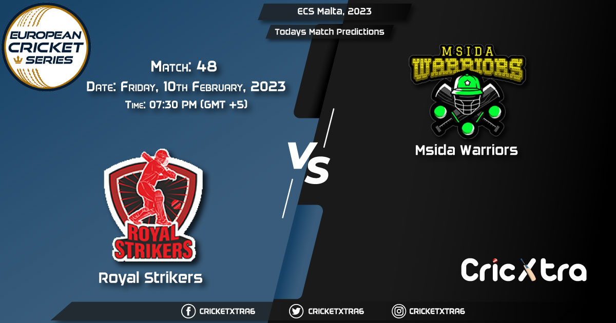 ECS Malta, 2023, RST vs MSW 48th Match Prediction, Fantasy Cricket Tips, Pitch Report and Injury Update