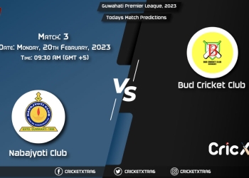 Guwahati Premier League, 2023, NBC vs BCC 3rd Match Prediction, Fantasy Cricket Tips, Pitch Report and Injury Update
