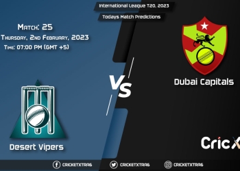 International League T20, 2023, DV vs DC 25th Match Prediction, Fantasy Cricket Tips, Pitch Report and Injury Update