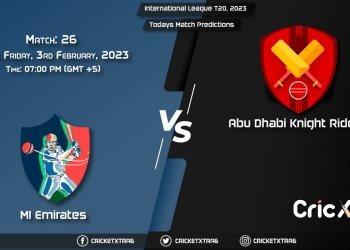 International League T20, 2023, MIE vs ADKR 26th Match Prediction, Fantasy Cricket Tips, Pitch Report and Injury Update