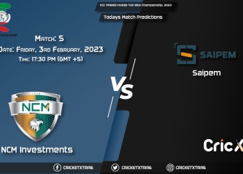 KCC FRiENDi mobile T20 Elite Championship, 2023, NCMI vs SAI 5th Match Prediction, Fantasy Cricket Tips, Pitch Report and Injury Update