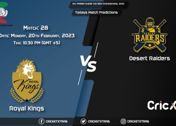 KCC FRiENDi mobile T20 Elite Championship, 2023, RYK vs DR 28th Match Prediction, Fantasy Cricket Tips, Pitch Report and Injury Update