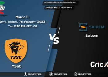 KCC FRiENDi mobile T20 Elite Championship, 2023, YSS vs SAI 11th Match Prediction, Fantasy Cricket Tips, Pitch Report and Injury Update