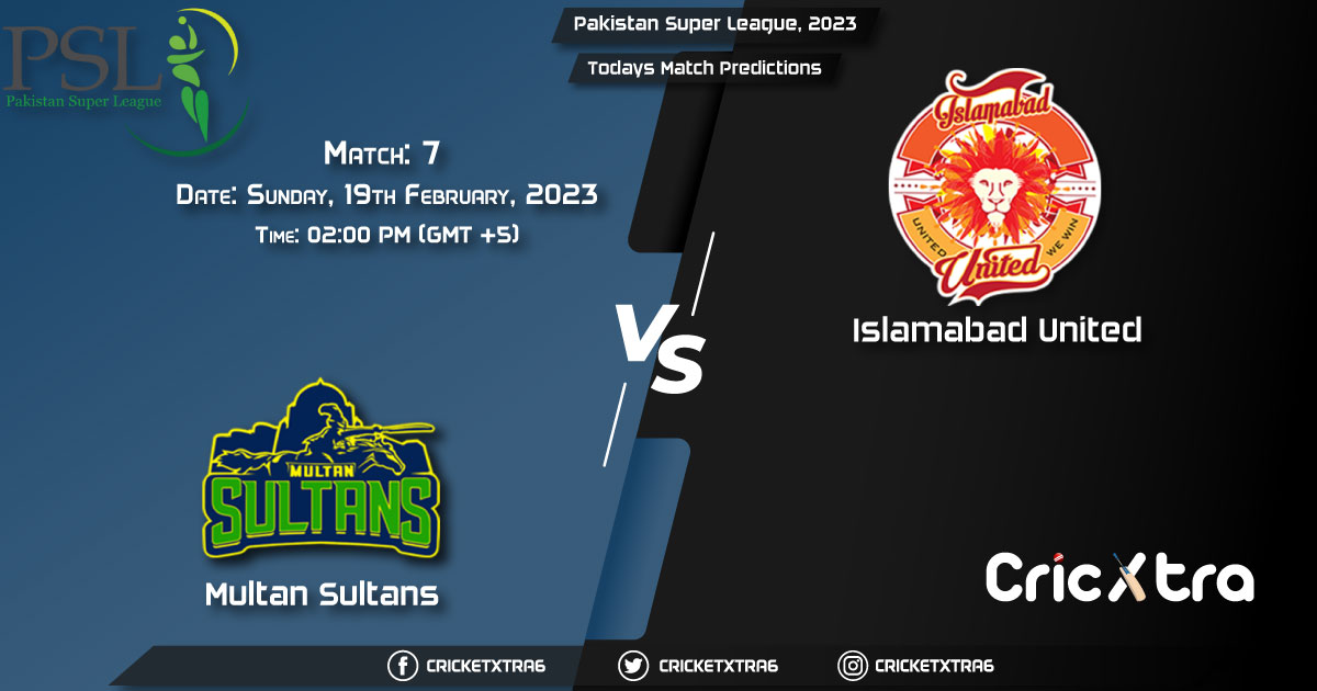Pakistan Super League, 2023, MUL vs ISL 7th Match Prediction, Fantasy Cricket Tips, Pitch Report and Injury Update