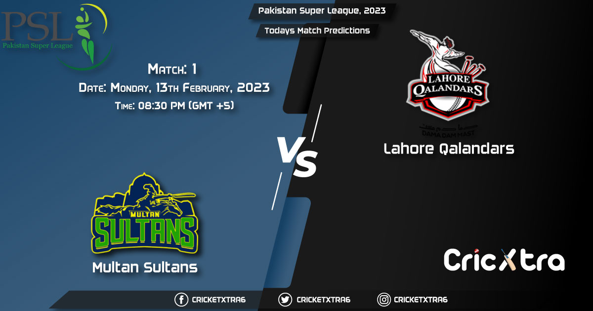 Pakistan Super League, 2023, MUL vs LAH 1st Match Prediction, Fantasy Cricket Tips, Pitch Report and Injury Update