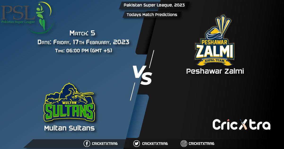 Pakistan Super League, 2023, MUL vs PES 5th Match Prediction, Fantasy Cricket Tips, Pitch Report and Injury Update
