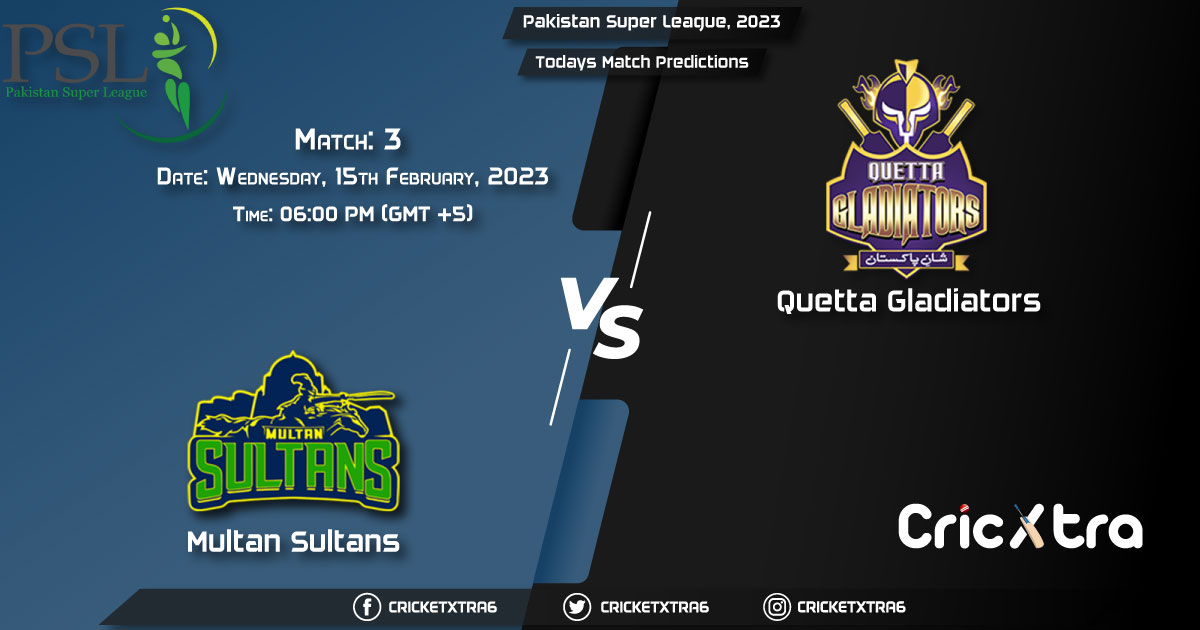 Pakistan Super League, 2023, MUL vs QUE 3rd Match Prediction, Fantasy Cricket Tips, Pitch Report and Injury Update