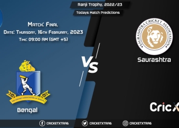 Ranji Trophy, 202223, BEN vs SAU Final Match Prediction, Fantasy Cricket Tips, Pitch Report and Injury Update