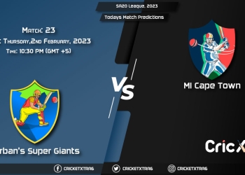 SA20 League, 2023, DSG vs MICT 23rd Prediction, Fantasy Cricket Tips, Pitch Report and Injury Update