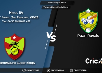 SA20 League, 2023, JSK vs PR 24th Prediction, Fantasy Cricket Tips, Pitch Report and Injury Update