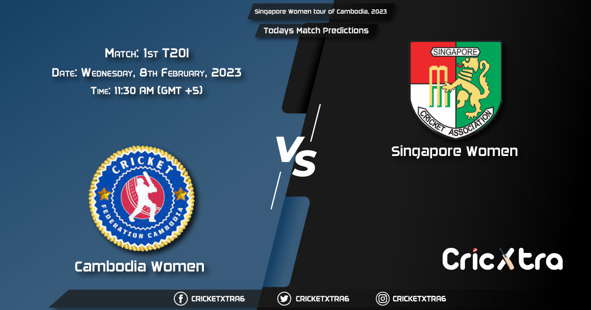 Singapore Women tour of Cambodia, 2023, CAM-W vs SIN-W 1st T20I Match Prediction, Fantasy Cricket Tips, Pitch Report and Injury Update