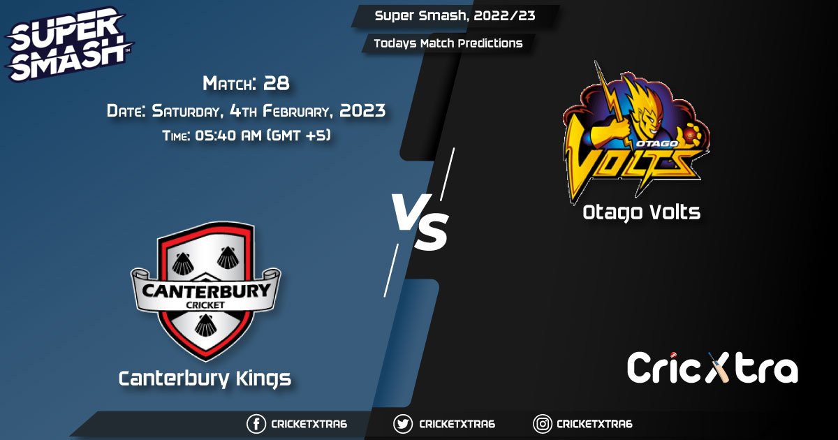 Super Smash, 202223, CTB vs OV 28th Match Prediction, Fantasy Cricket Tips, Pitch Report and Injury Update