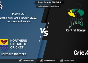 Super Smash, 202223, ND vs CS 27th Match Prediction, Fantasy Cricket Tips, Pitch Report and Injury Update