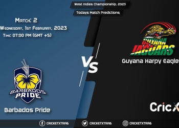 West Indies Championship, 2023, BAR vs GUY 2nd Match Prediction, Fantasy Cricket Tips, Pitch Report and Injury Update