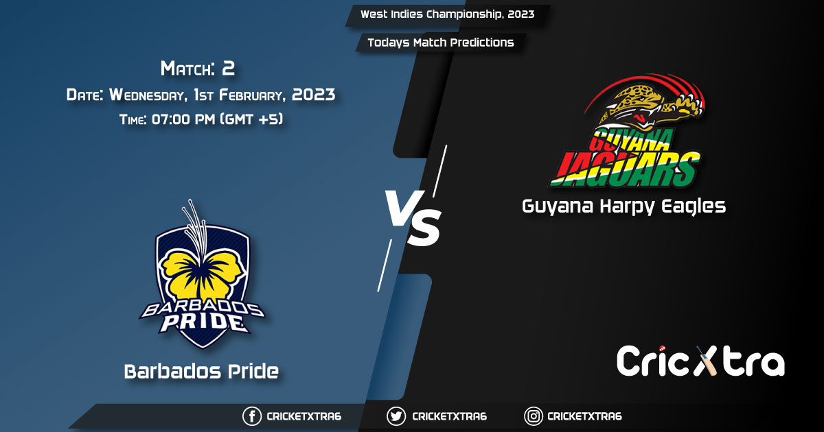 West Indies Championship, 2023, BAR vs GUY 2nd Match Prediction, Fantasy Cricket Tips, Pitch Report and Injury Update
