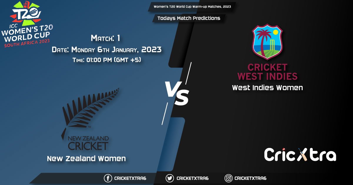 Women's T20 World Cup Warm-up Matches, 2023, NZ-W vs WI-W 1st Match Prediction, Fantasy Cricket Tips, Pitch Report and Injury Update