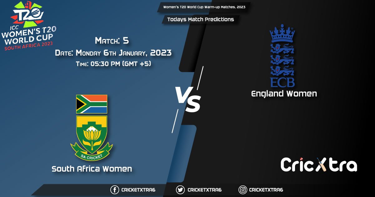 Women's T20 World Cup Warm-up Matches, 2023, SA-W vs ENG-W 5th Match Prediction, Fantasy Cricket Tips, Pitch Report and Injury Update