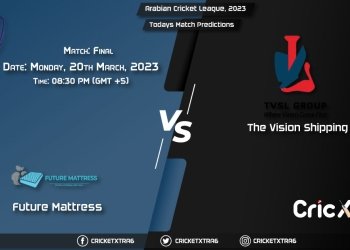 Arabian Cricket League, 2023, FM vs TVS Final Match Prediction, Fantasy Cricket Tips, Pitch Report and Injury Update