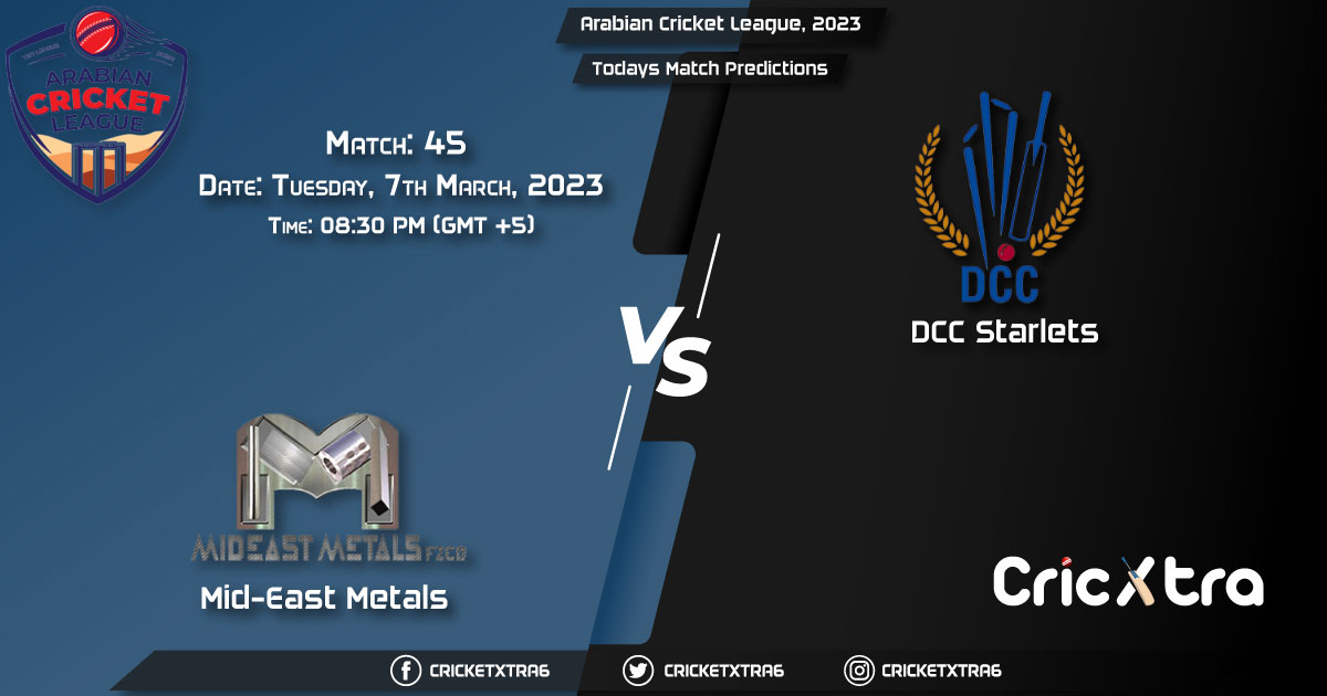 Arabian Cricket League, 2023, MEM vs DCS 45th Match Prediction, Fantasy Cricket Tips, Pitch Report and Injury Update