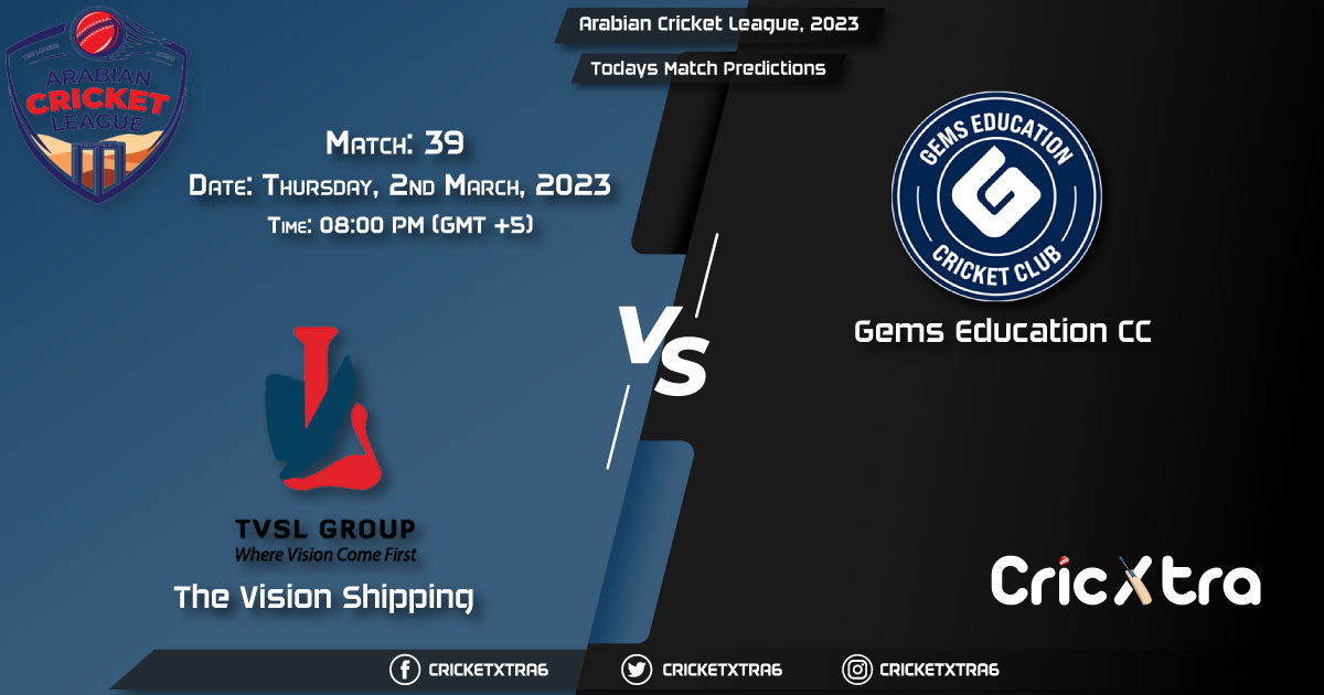 Arabian Cricket League, 2023, TVS vs GED 39th Match Prediction, Fantasy Cricket Tips, Pitch Report and Injury Update