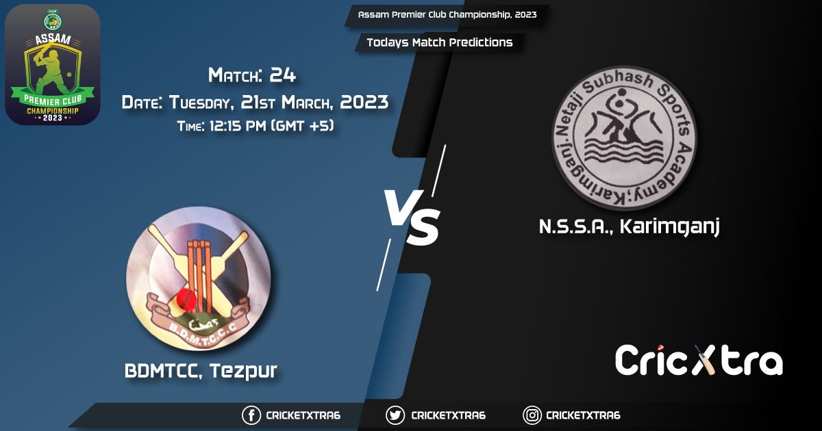Assam Premier Club Championship, 2023, BDM vs NSS 24th Match Prediction, Fantasy Cricket Tips, Pitch Report and Injury Update
