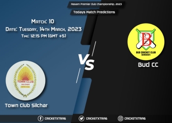 Assam Premier Club Championship, 2023, TCS vs BCC 10th Match Prediction, Fantasy Cricket Tips, Pitch Report and Injury Update