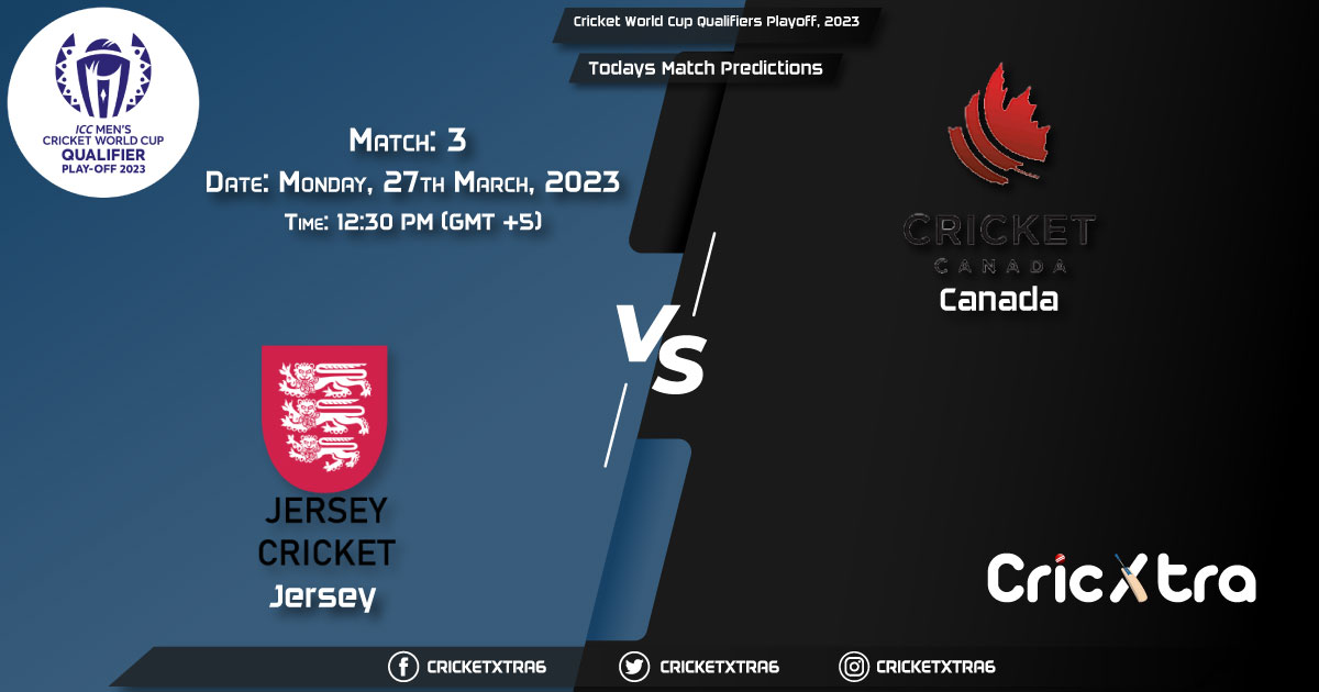 Cricket World Cup Qualifiers Playoff, 2023, JSY vs CAN 3rd Match Prediction, Fantasy Cricket Tips, Pitch Report and Injury Update