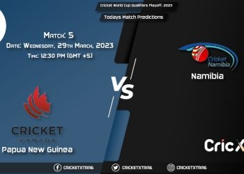Cricket World Cup Qualifiers Playoff, 2023, PNG vs NAM 5th Match Prediction, Fantasy Cricket Tips, Pitch Report and Injury Update