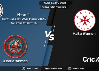ECIW Spain, 2023, AUT-W vs MLT-W 4th Match Prediction, Fantasy Cricket Tips, Pitch Report and Injury Update