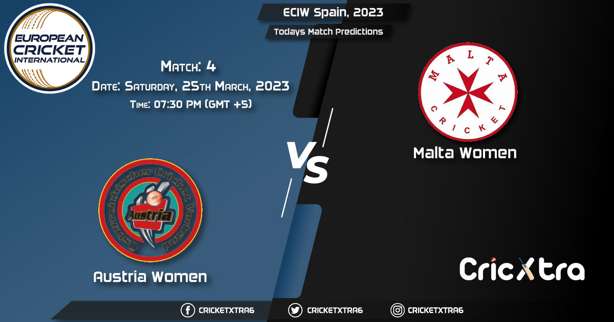 ECIW Spain, 2023, AUT-W vs MLT-W 4th Match Prediction, Fantasy Cricket Tips, Pitch Report and Injury Update