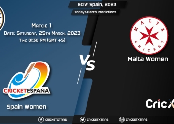 ECIW Spain, 2023, ESP-W vs MLT-WD 1st Match Prediction, Fantasy Cricket Tips, Pitch Report and Injury Update