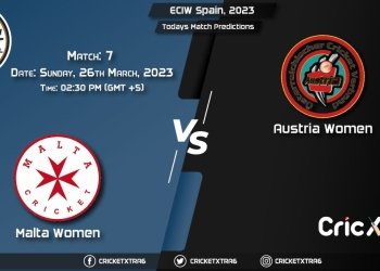 ECIW Spain, 2023, MLT-W vs AUT-W 7th Match Prediction, Fantasy Cricket Tips, Pitch Report and Injury Update