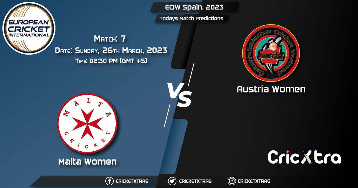 ECIW Spain, 2023, MLT-W vs AUT-W 7th Match Prediction, Fantasy Cricket Tips, Pitch Report and Injury Update