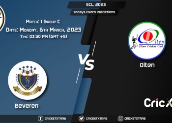 ECL, 2023, BEV vs OLT Group C - Match 1 Prediction, Fantasy Cricket Tips, Pitch Report and Injury Update