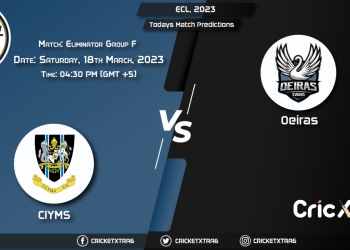 ECL, 2023, CIY vs OEI Group F - Match Eliminator Prediction, Fantasy Cricket Tips, Pitch Report and Injury Update