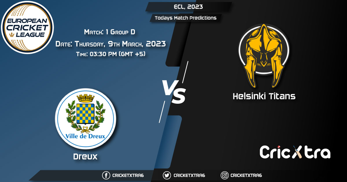 ECL, 2023, DRX vs HT Group D - Match 1 Prediction, Fantasy Cricket Tips, Pitch Report and Injury Update