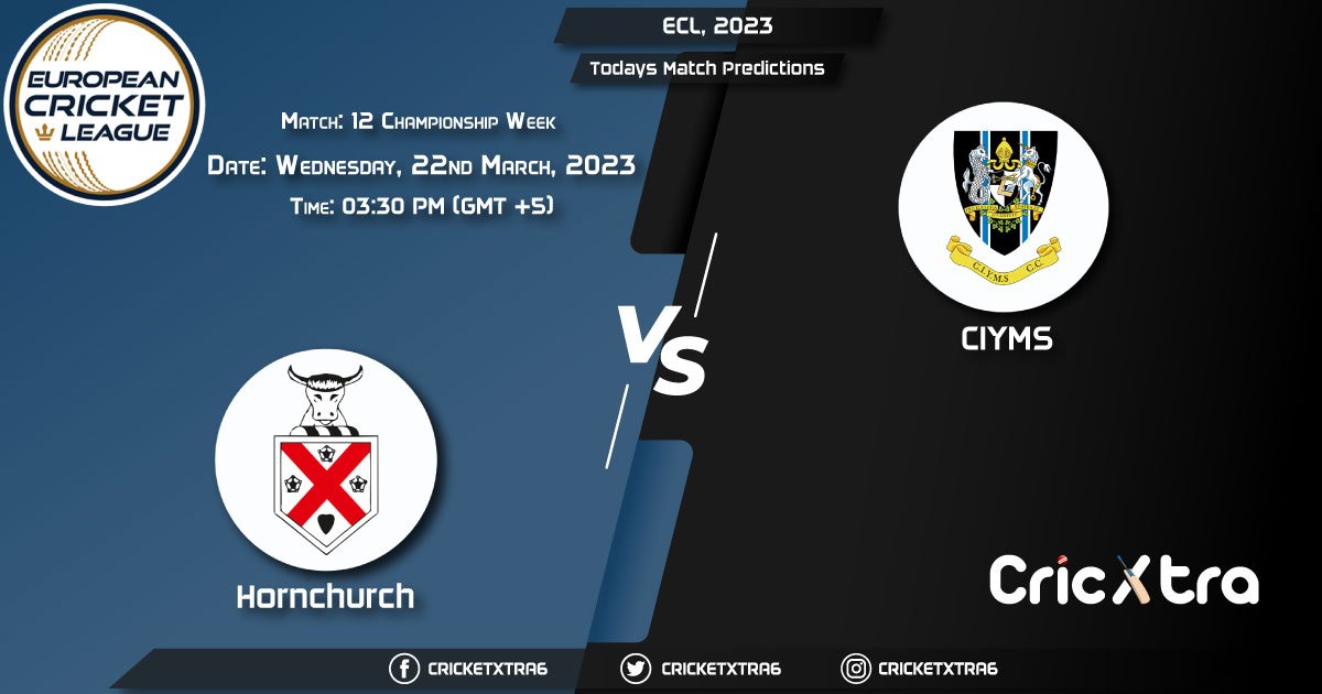 ECL, 2023, HOR vs CIC Championship Week - Match 12 Prediction, Fantasy Cricket Tips, Pitch Report and Injury Update