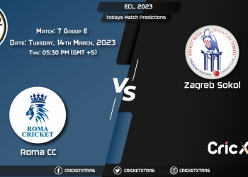 ECL, 2023, RCC vs ZAS Group E - Match 7 Prediction, Fantasy Cricket Tips, Pitch Report and Injury Update