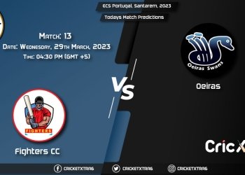 ECS Portugal, Santarem, 2023, FIG vs OEI 13th Match Prediction, Fantasy Cricket Tips, Pitch Report and Injury Update