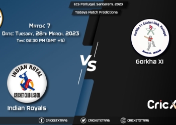ECS Portugal, Santarem, 2023, IR vs GOR 7th Match Prediction, Fantasy Cricket Tips, Pitch Report and Injury Update