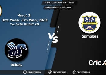 ECS Portugal, Santarem, 2023, OEI vs GAM 3rd Match Prediction, Fantasy Cricket Tips, Pitch Report and Injury Update