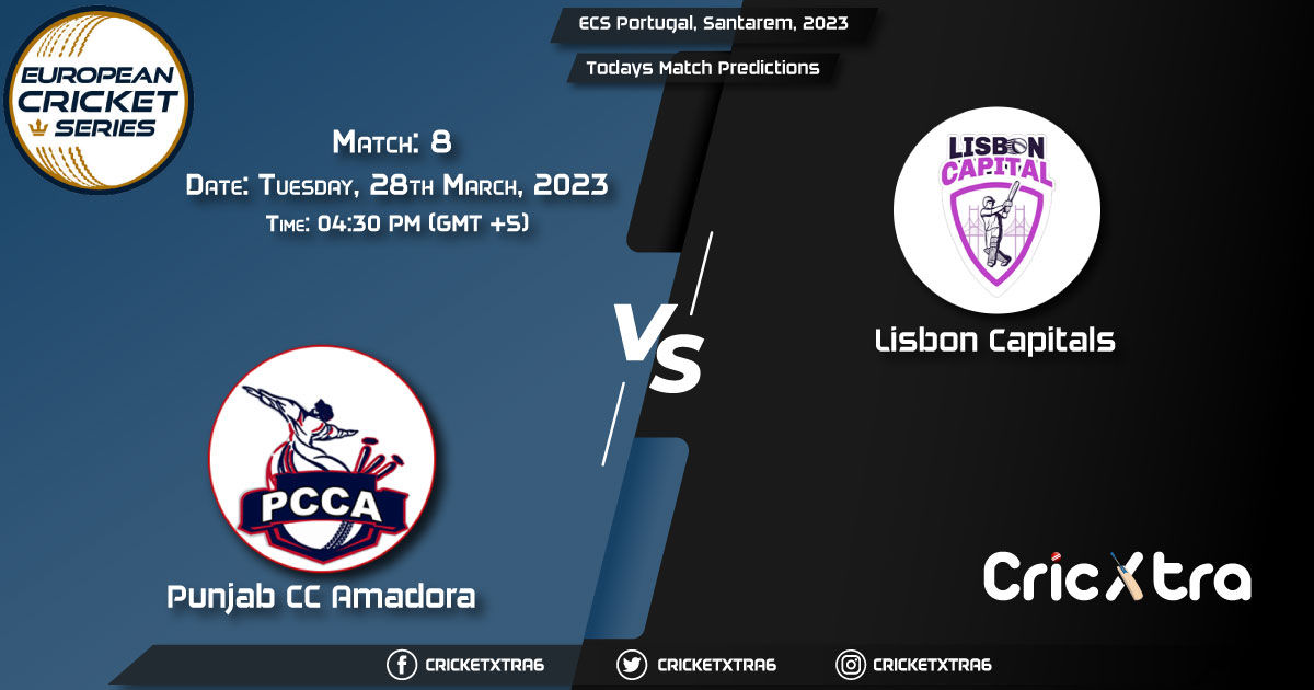 ECS Portugal, Santarem, 2023, PNJ vs LCA 8th Match Prediction, Fantasy Cricket Tips, Pitch Report and Injury Update